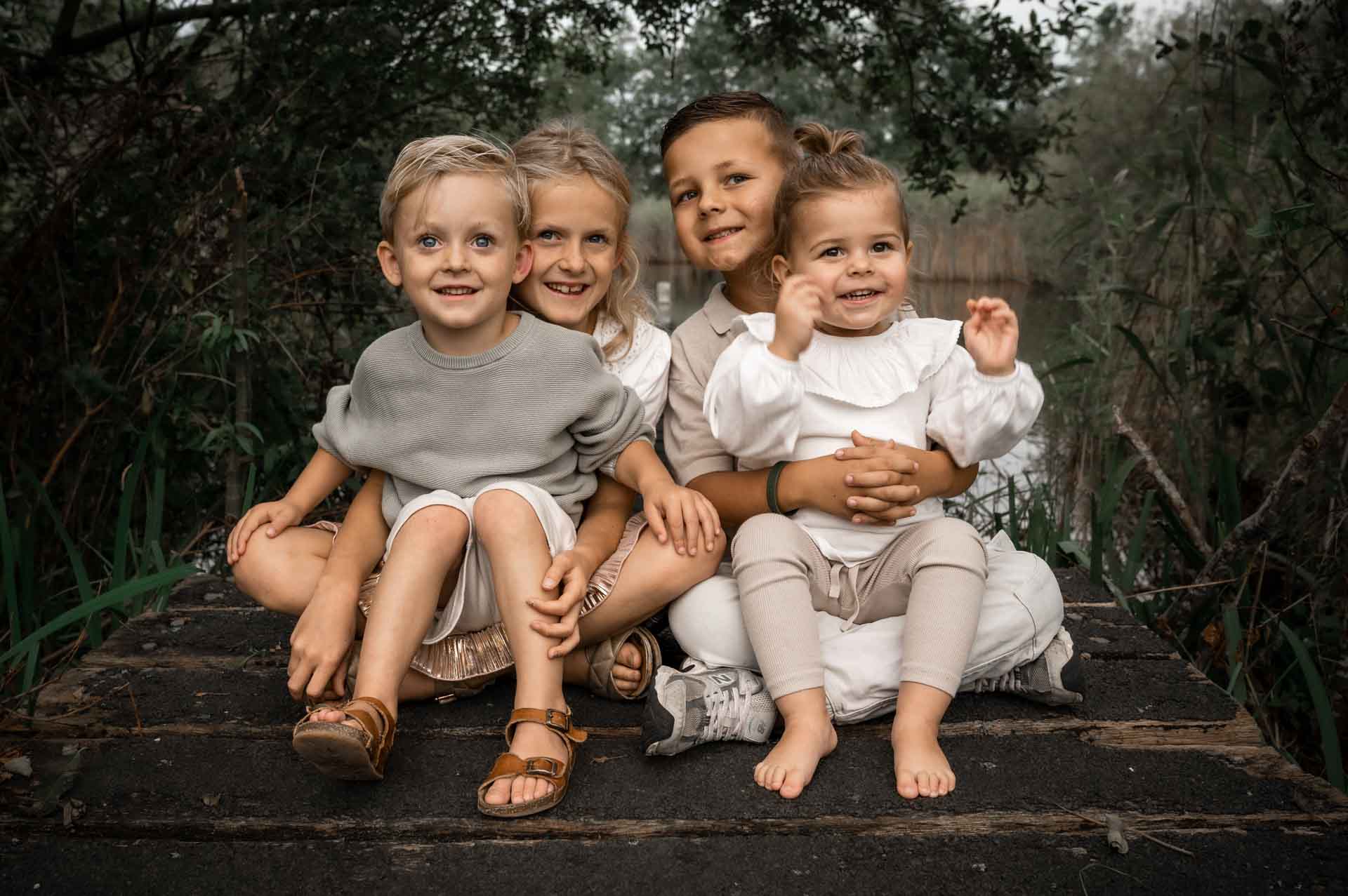 Kinderen fotografie in Purmerend in het Groengebied op locatie