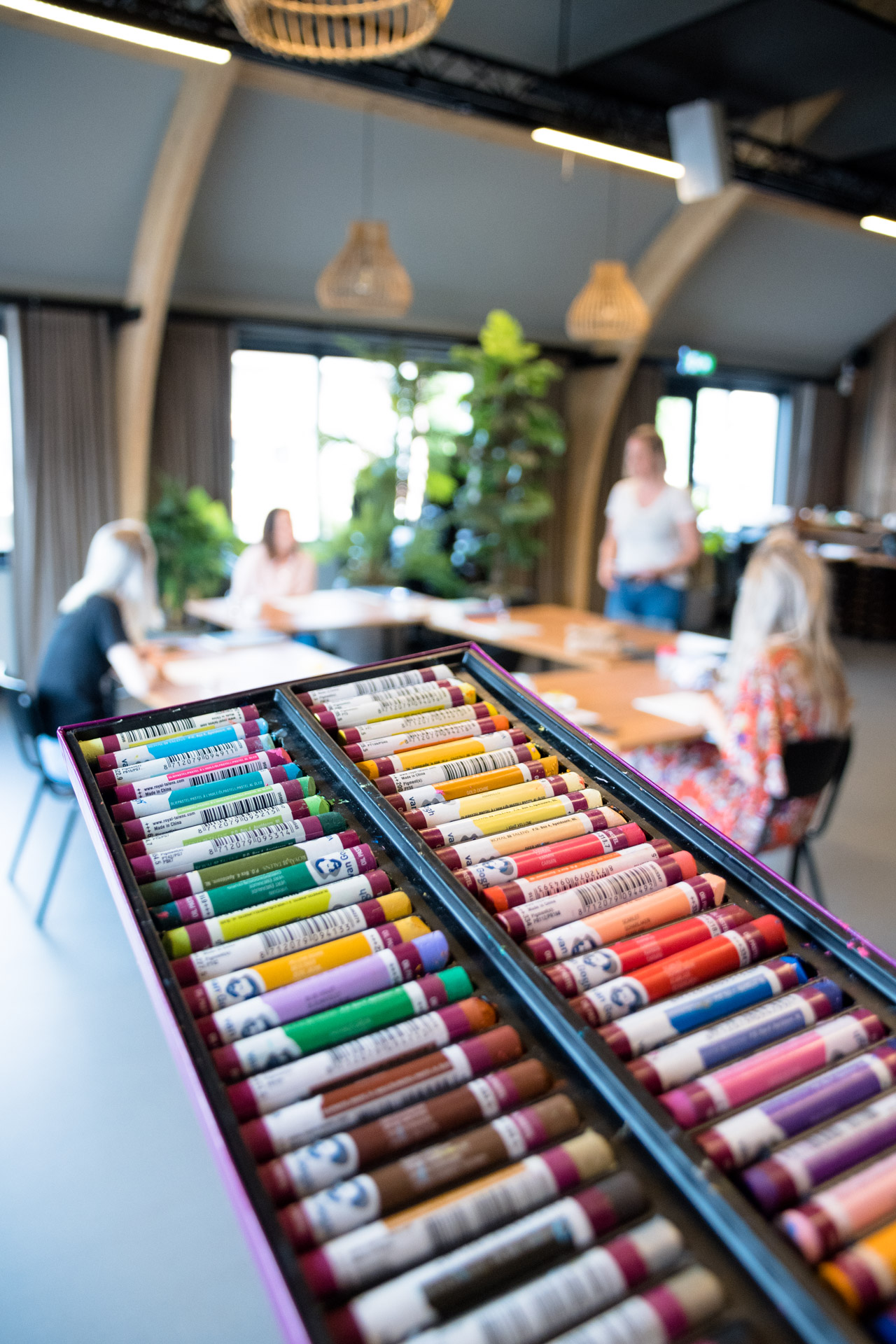 fotoshoot in Wognum van een creatieve workhsop