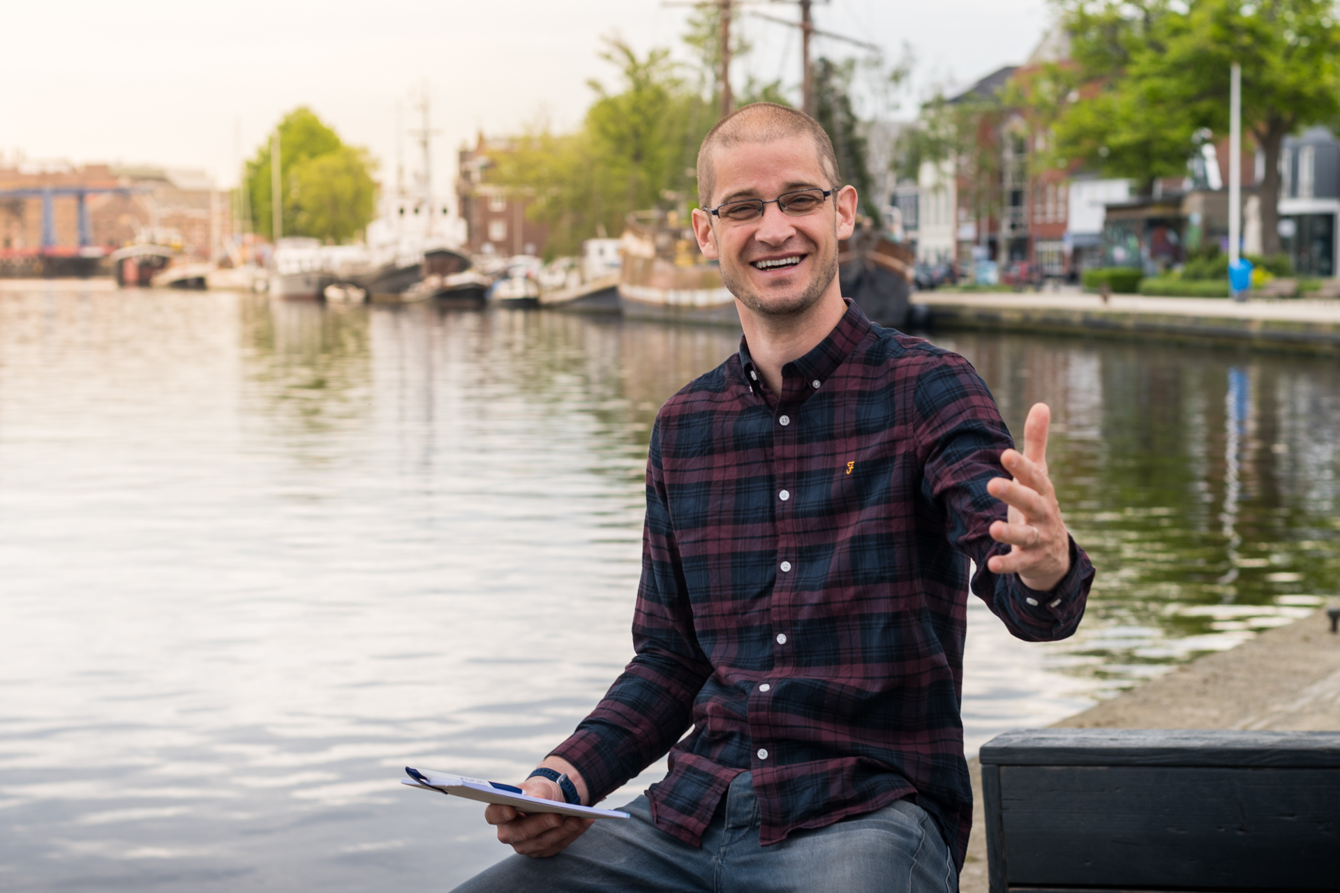 Fotoshoot in Wormerveer op locatie een zakelijke shoot