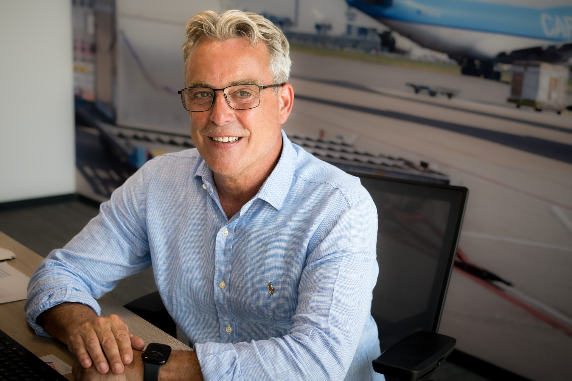 zakelijke fotoshoot in Amsterdam van RM Cargo Solutions