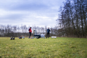 zakelijke fotoshoot van trainen