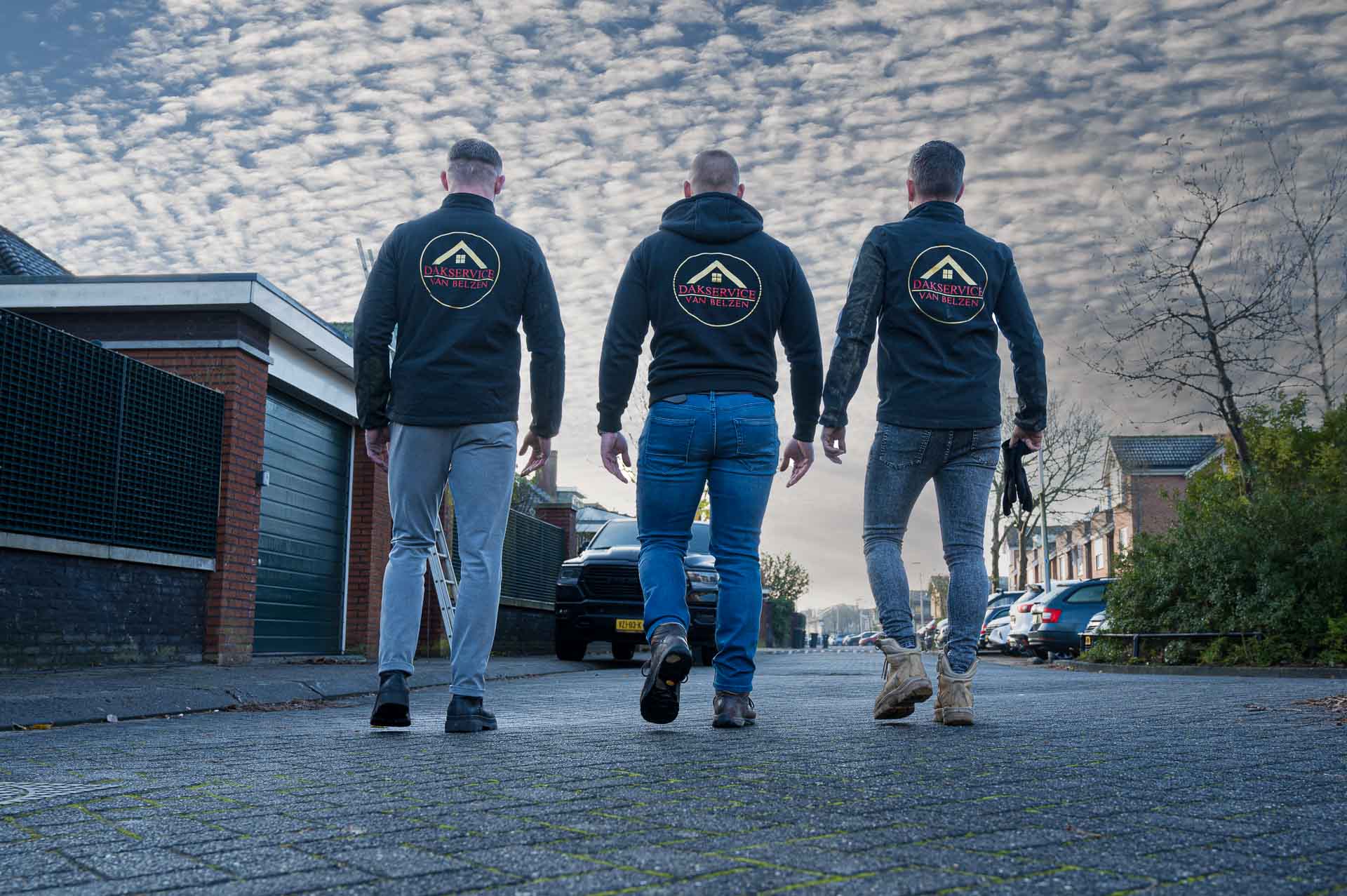 fotoshoot dakdakkers bedrijf in Purmerend