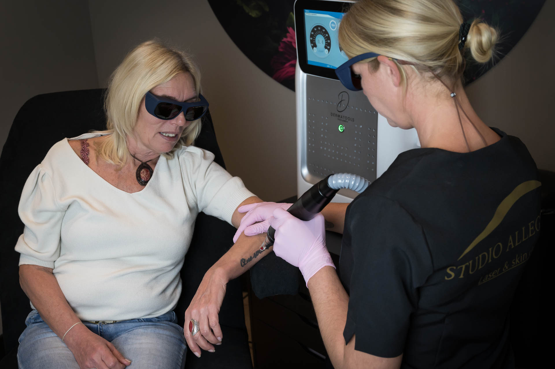 fotoshoot van laseren in Purmerend