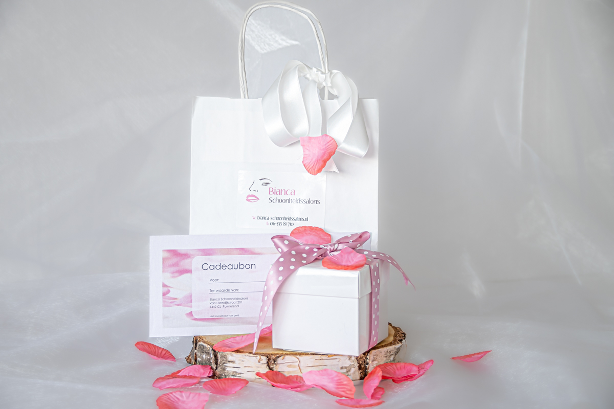 productfotografie in Purmerend van een cadeaubon