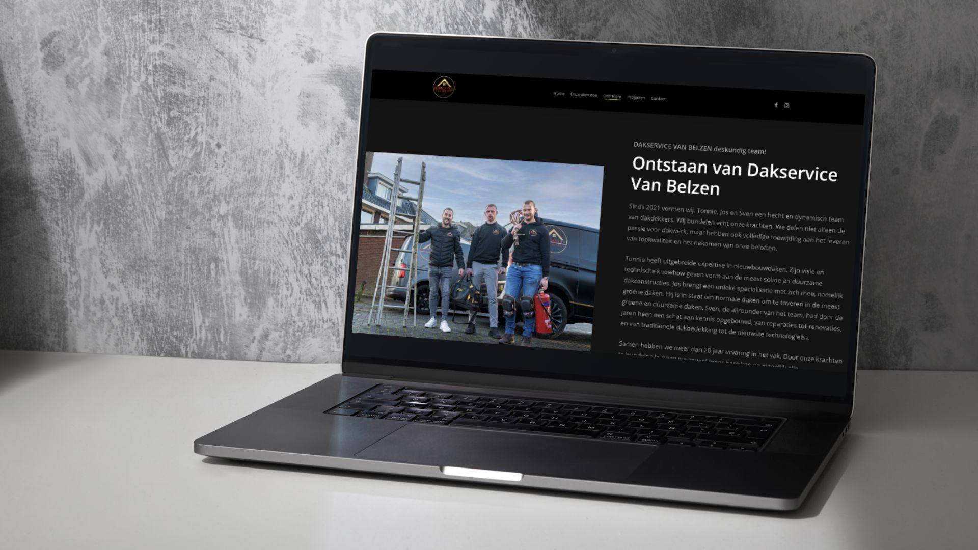 Website die waarvan het design is gedaan door By Liset in purmerend